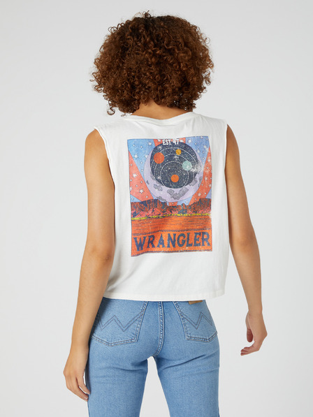 Wrangler Bela ženska majica Wrangler