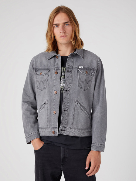 Wrangler Siva moška jakna iz džinsa Wrangler Icons
