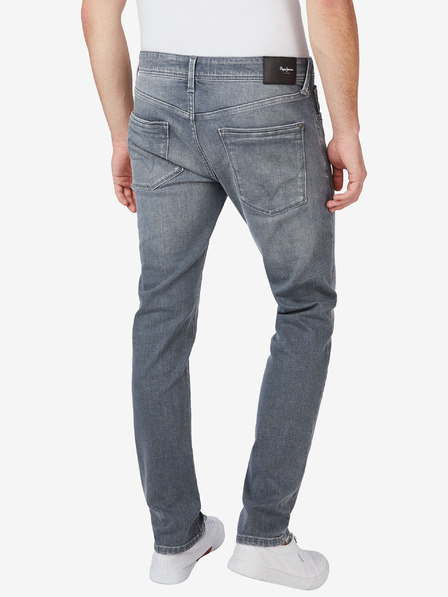 Pepe Jeans Sive moške kavbojke ozkega kroja Pepe Jeans Stanley