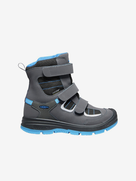 Keen Usnjeni zimski škornji za fante Grey Keen