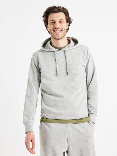 Celio Bombažna jopa s kapuco Celio