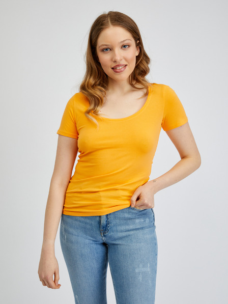 Orsay Oranžna ženska basic majica ORSAY