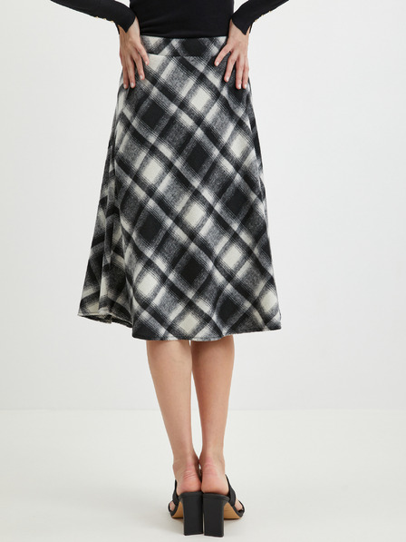 Orsay Črno žensko karirasto krilo ORSAY