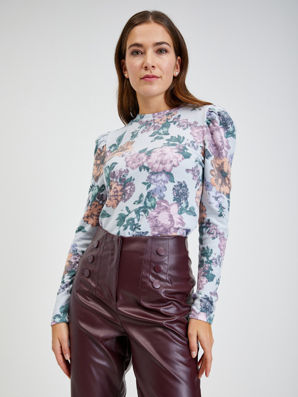 Orsay Vinsko rdeče ženske hlače iz umetnega usnja ORSAY