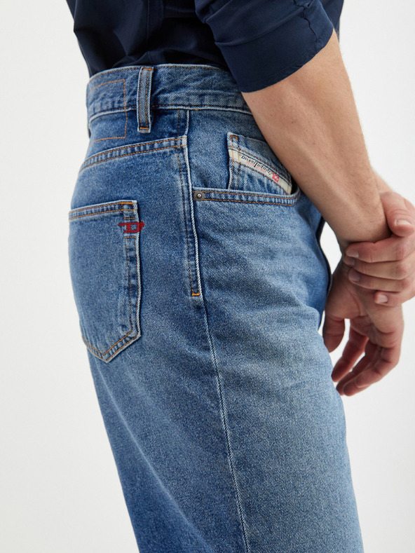 Diesel Modre moške kratke hlače iz džinsa Diesel