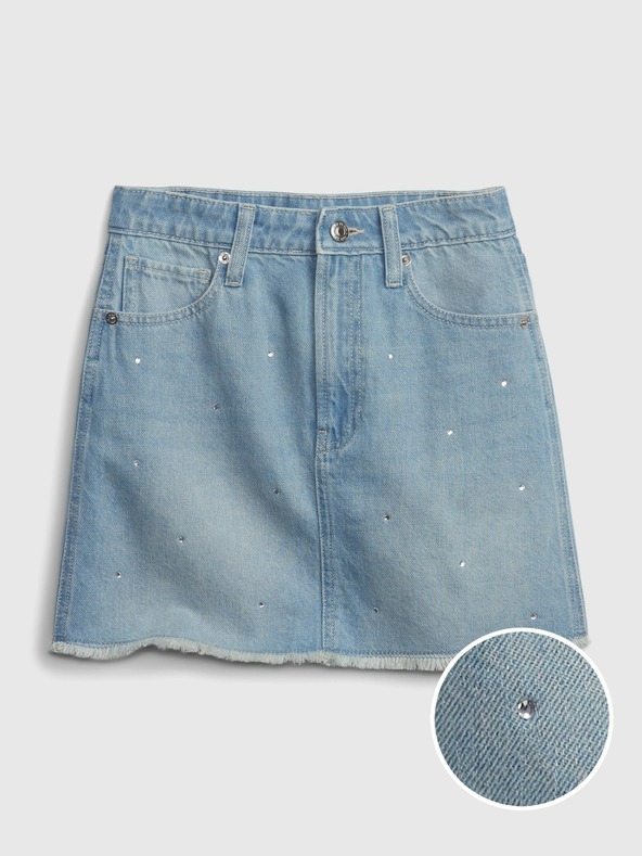 GAP Otroško jeans krilo GAP