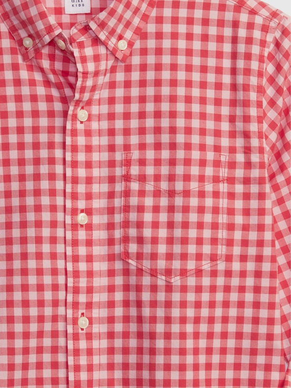 GAP Otroška karirana srajca GAP