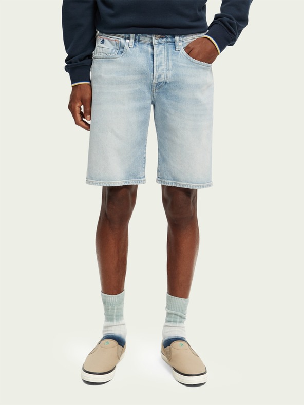 Scotch & Soda Svetlomodre moške kratke hlače iz džinsa Scotch & Soda