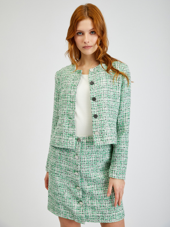 Orsay Ženska zelena vzorčasta jakna ORSAY