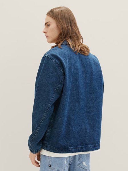 Tom Tailor Denim Temno modra moška jakna iz džinsa Tom Tailor Denim