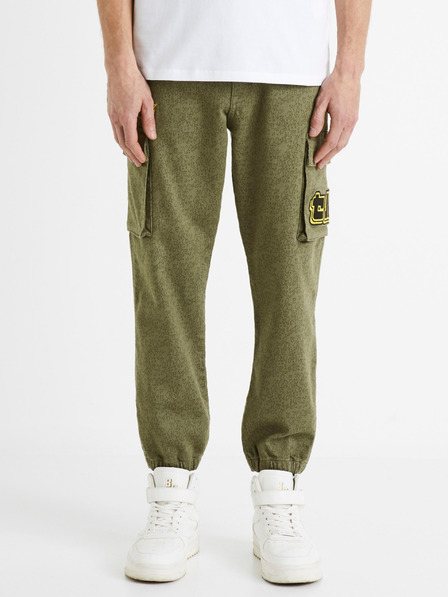 Celio Zelene moške hlače Celio Dragon Ball Z