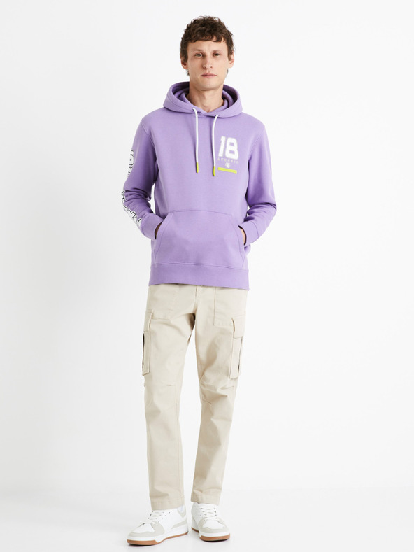 Celio Vijolična moška kapuca Celio Dragon Ball Z
