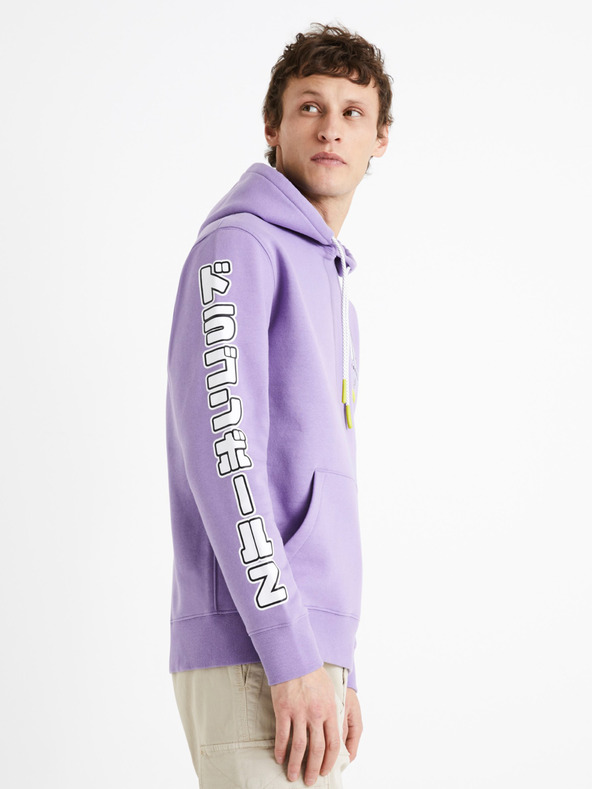 Celio Vijolična moška kapuca Celio Dragon Ball Z