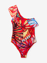 Desigual Rdeče ženske vzorčaste kopalke Desigual Medewi