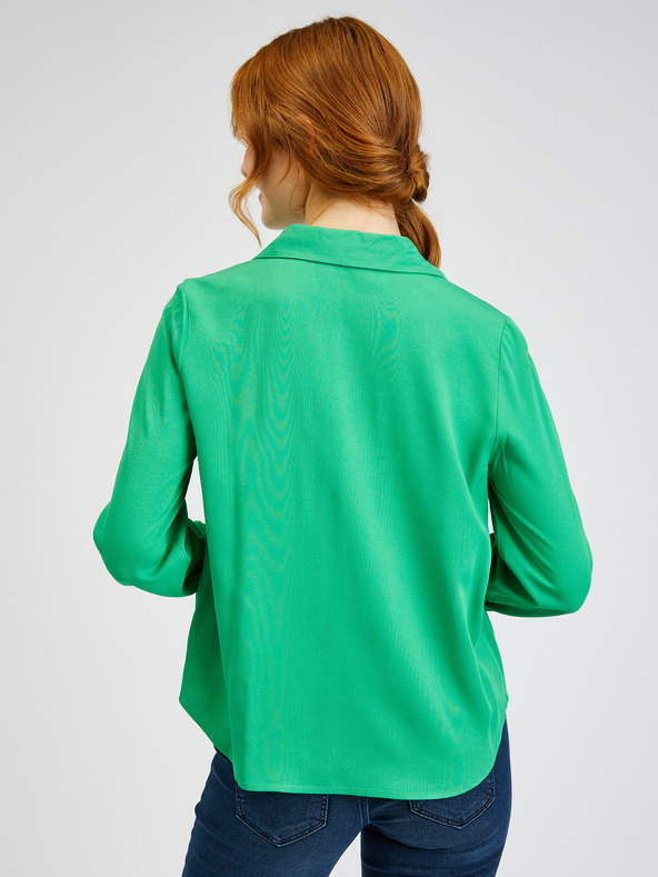 Orsay Zelena ženska satenasta bluza ORSAY