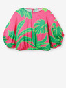 Desigual Zeleno-rožnati ženski top Desigual Garret