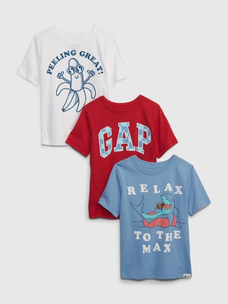 GAP Dojenčke majice Mix & Match, 3 kosi GAP