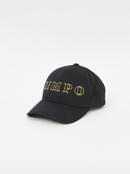 SIMPO Črna unisex kapa Simpo Siluet