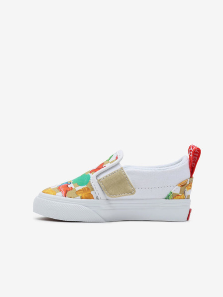 Vans Bele otroške vzorčaste superge VANS Haribo