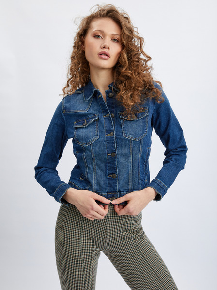 Orsay Temno modra ženska denim jakna ORSAY