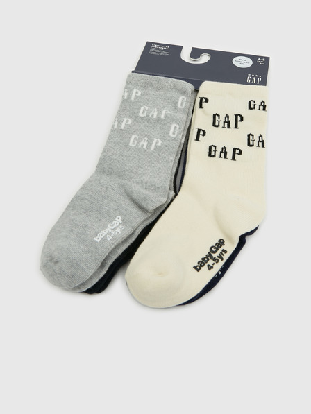 GAP Otroške nogavice z logom, 4 pari GAP