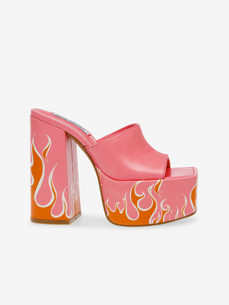 Steve Madden Roza in oranžni ženski copati s peto Steve Madden