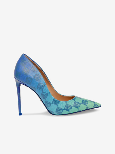 Steve Madden Modro-zeleni ženski karirasti čevlji Steve Madden