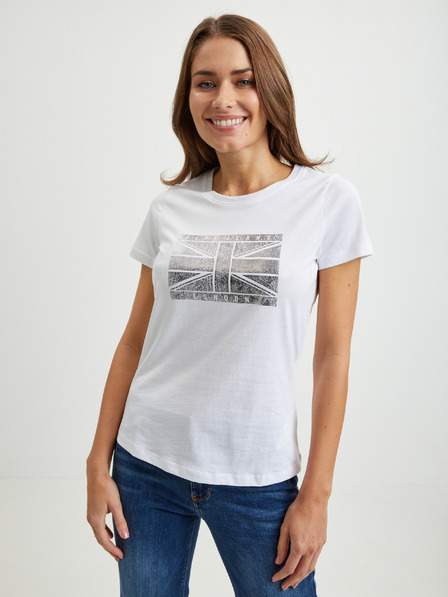 Pepe Jeans Bela ženska majica Pepe Jeans Beatriz