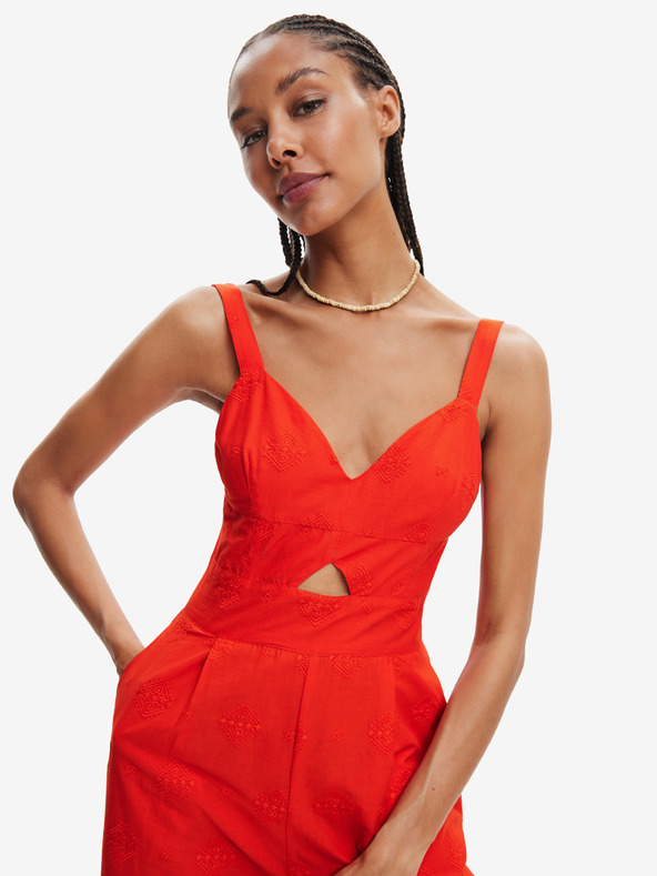 Desigual Rdeča Desigual Sandall ženski kombinezon