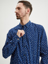 Scotch & Soda Temno modra vzorčasta moška srajca Scotch & Soda