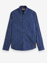 Scotch & Soda Temno modra vzorčasta moška srajca Scotch & Soda