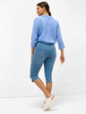 Orsay Modre denim tričetrtinske kratke hlače ORSAY