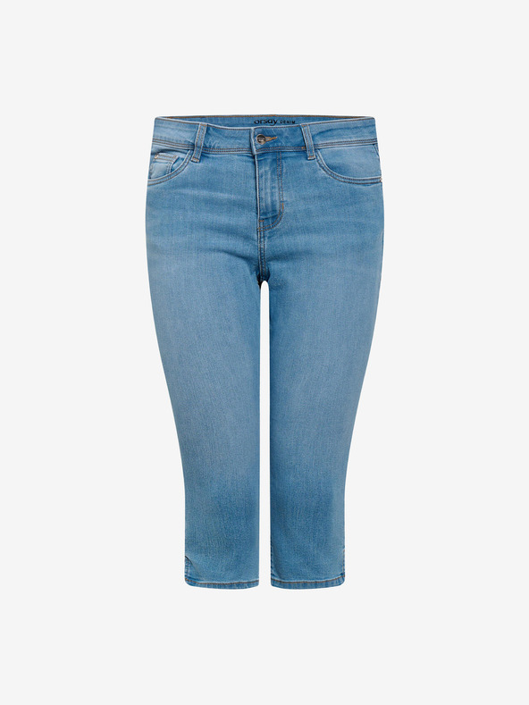 Orsay Modre denim tričetrtinske kratke hlače ORSAY