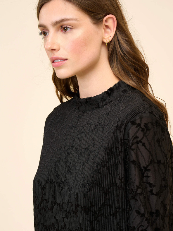 Orsay Črna čipkasta obleka ORSAY