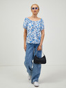 Orsay Belo-modra cvetlična bluza ORSAY