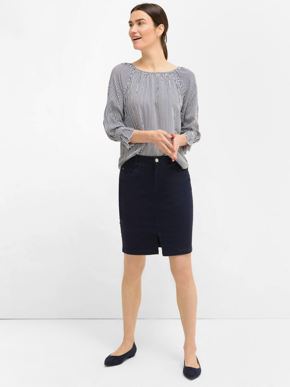 Orsay Temno modro kratko oprijeto krilo ORSAY