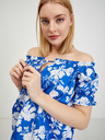 Orsay Modra ženska cvetlična bluza ORSAY