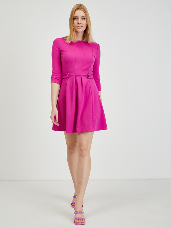 Orsay Temno rožnata ženska obleka ORSAY