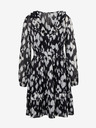 Orsay Belo-črna ženska vzorčasta obleka ORSAY