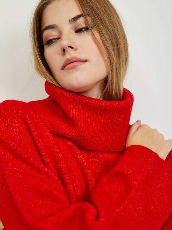 Orsay Rdeč ženski pulover ORSAY