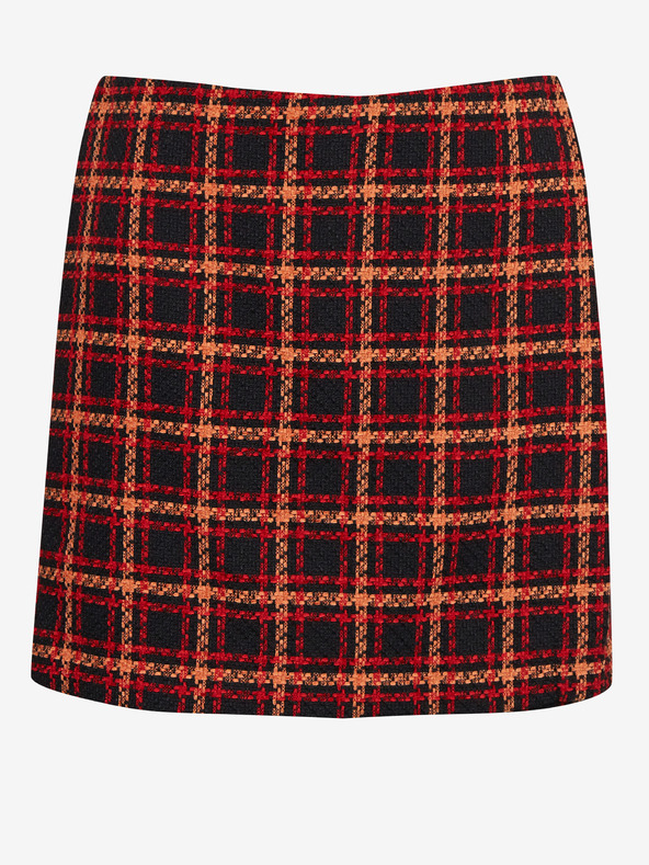 Orsay Rdeče-črno žensko karirasto krilo ORSAY