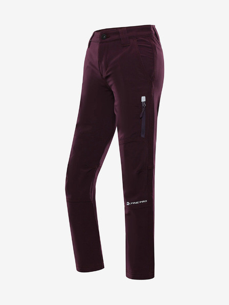 ALPINE PRO Otroške softshell hlače ALPINE PRO SHINARO roza