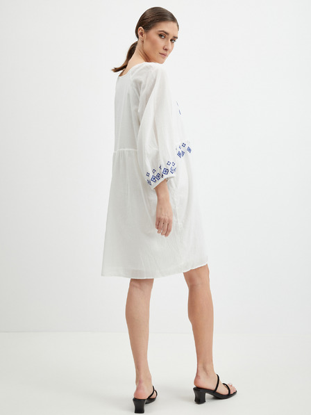 Orsay Bela ženska obleka ORSAY