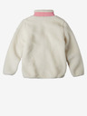 O'Neill Bela dekliška majica O'Neill HYBRID FLEECE FZ