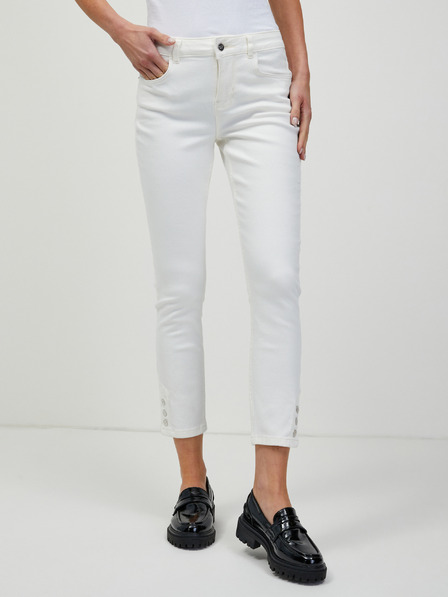 Orsay Bele skrajšane skinny fit kavbojke ORSAY