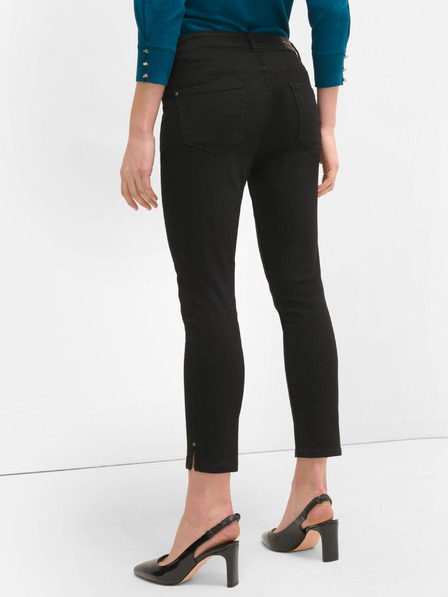 Orsay Črne skrajšane skinny fit kavbojke ORSAY