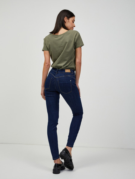Orsay Temno modre push up skinny fit kavbojke ORSAY