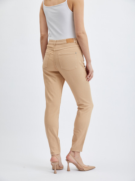 Orsay Bež ženske skinny fit kavbojke ORSAY