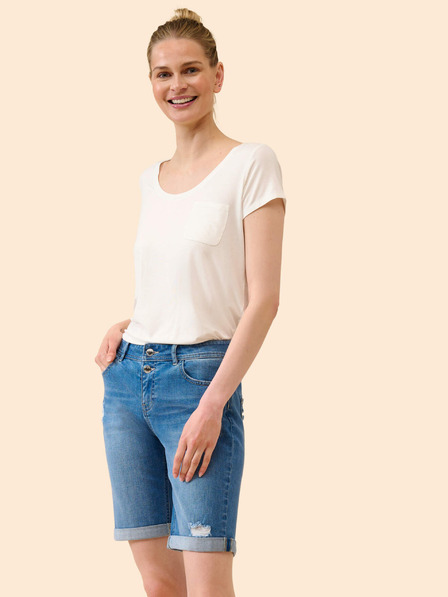 Orsay Modre džins kratke hlače z raztrganim učinkom ORSAY