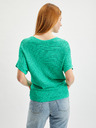 Orsay Svetlo zelen ženski pulover s kratkimi rokavi ORSAY